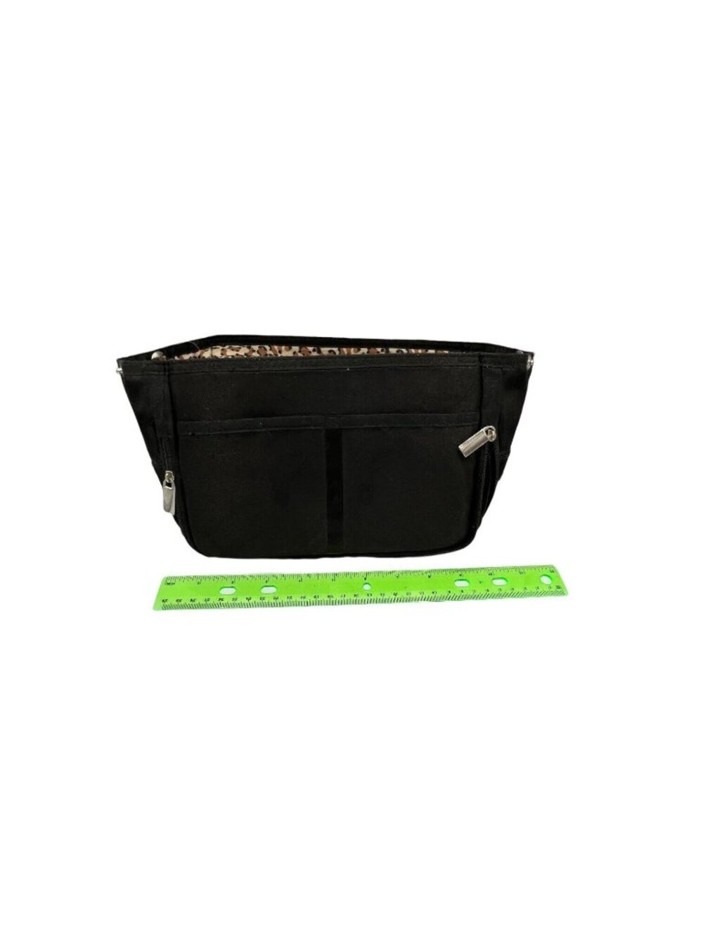 Purse Organizer Insert Inside Handbags Bag Tote Pocketbook Women Cheetah Print - Picture 2 of 11